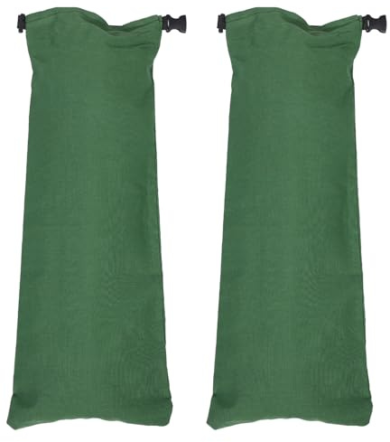 WOONEKY 2 Piezas Bolsas de Arena para Inundaciones Reutilizables Barrera de Agua Activada Resistente Lona para Puerta Protección contra Lluvia Garajes y Sótanos