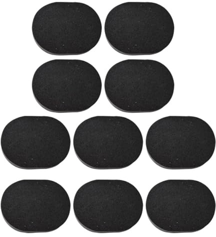 PAMINGONO Bambuskohle Gesichtsreinigungsschwämme aus Weichem Schwammmaterial 10 Stück and Make Up Entfernung und Angenehme Massage Schwarz für Tägliche Gesichtsreinigung