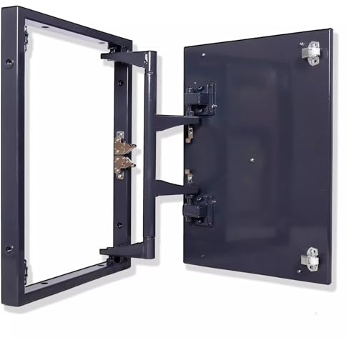 Pannello di accesso piastrellato, impermeabilizzante nascondere il pannello di accesso in metallo spingere per aprire, piastra di copertura del foro di accesso per cavi idraulici e elettrici e