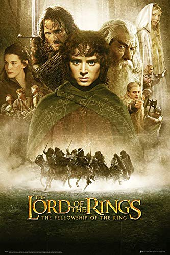 The Lord Of The Rings - The Fellowship Of The Ring - Movie Poster (Regular Style) (Size: 24 x 36) (Unframed)
