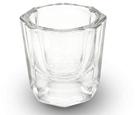 Apex® Professional Eyelash and Eyebrow Tint Mixing Dappen Glass Dish