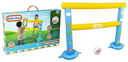 Little Tikes Inflatable Volleyball Set - Outdoor Game - Kid - 3+ Years - Includes Net, Ball, Pegs