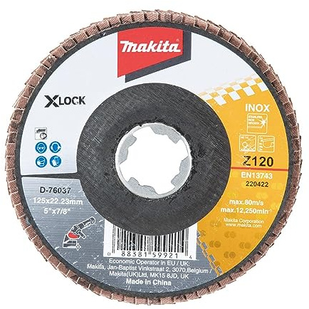 Makita D-76037 125mm X-Lock Flap Disc