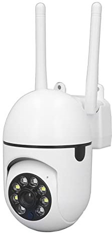 Telecamera di Sicurezza con Lampadina USB, Telecamera di Sorveglianza Esterna WiFi HD 1080P con Rotazione a 360° con Visione Notturna, Riempimento di Luce Intelligente