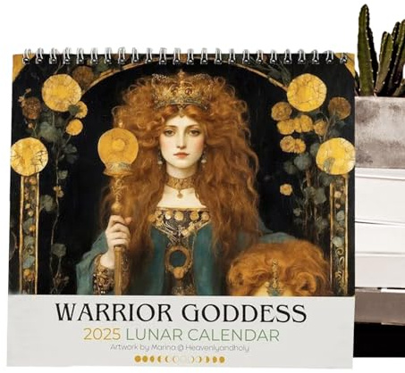 Mondphasenkalender 2025 - Tragbarer Mondkalender 2025, Wandkalender Mit