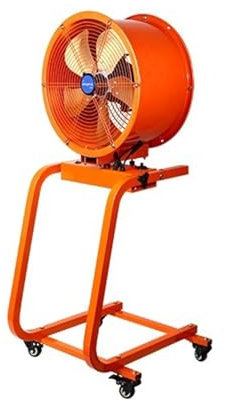 XUJUAN-0227 Industrial Floor Fan Oscillating Head Industrial Electric Fan Large Wind Post Mobile Fan Commercial Factory Warehouse Stalls Heavy-Duty Fan(16 inch)