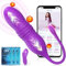 Vibrador Oscilante para Mujer con Mando a Distancia y APP - Juguete Erótico para Parejas, Huevo Vibratorio de Doble Estimulación, Vibrador de Punto G, Juguete Adulto Impermeable