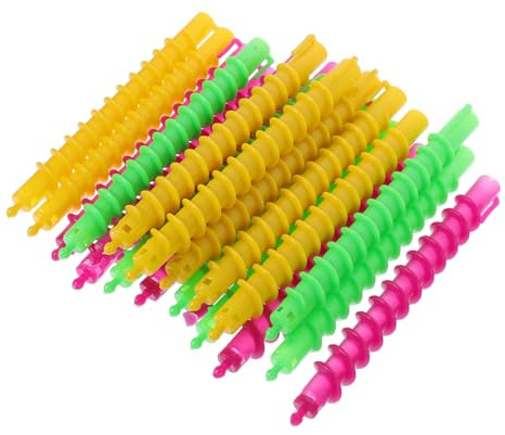 VICASKY Dauerwellenwickler 100 Stück Spiral Lockenwickler Groß Für Langes Haar Spiral Dauerwellenstäbe Haarstyling Zuhause Und Salon