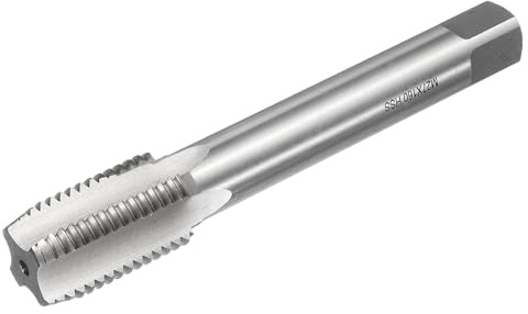 sourcing map Metric Thread Tap M27 x 3 H2 160mm Extra Long Straight Flute Screw Thread Milling Machine Taps Threading Tapping Repair Tool