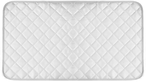 Lroning Mat, Table Top Ironing Boards Travel Iron Mat, Foldable Storage Ironing Pad, for Steam Pressing on Tabletop or Bed, Business Travel (48x85cm)