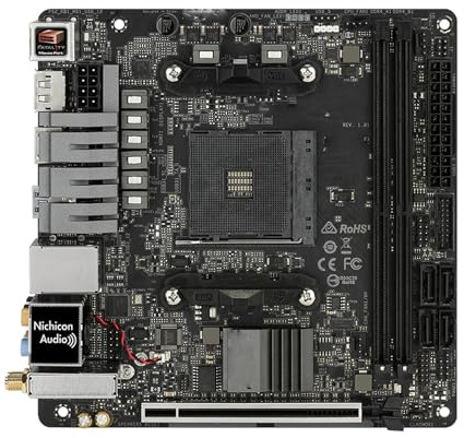 Processore Scheda madre B450 GAMING-ITX/AC Fit For ASROCK Mini-ITX for slot CPU AM4 Ryzen 5600X 3600 5600G 3300X DDR4 M.2 NVMe