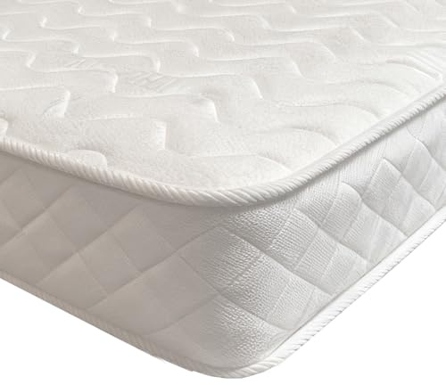 GadgetHaven Double Mattresses Spring Mattress - 4ft6 Double (190 x 135 x 20 cm) | Thick Medium Firmness & Open Coil Sleep Support | Orthopaedic & Pressure Relief (135 * 190cm)