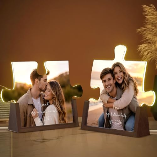 Giftove Personalised Photo Plaque - Christmas & Birthday Gifts for Him Her | Personalised Picture Frames | Ideal Valentine's or Anniversary Presents | Keepsakes for Wife, Sister or Best Friend