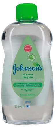 4 x Johnsons's Baby Oil Aloe Vera - 500ml