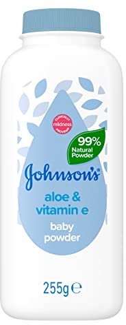 Johnson & Johnson Baby Protective Cornstarch Powder with Aloe Extract, 9 oz