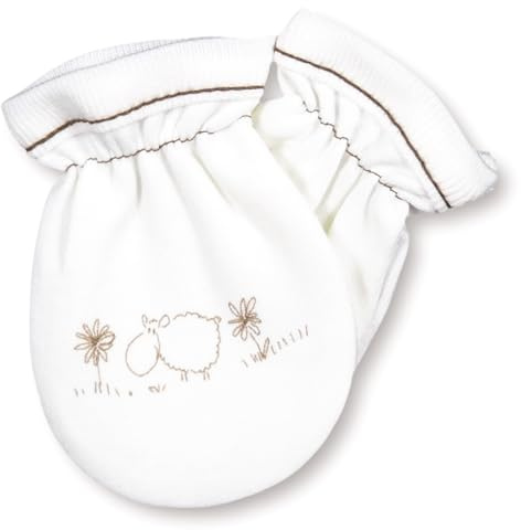 For Babies - Bio-Baumwolle Baby Kratzhandschuhe Kratzfäustlinge für Neugeborene Jungen und Mädchen 0 bis 3 Monate/Anti Scratch Mittens Newborn Organic Cotton