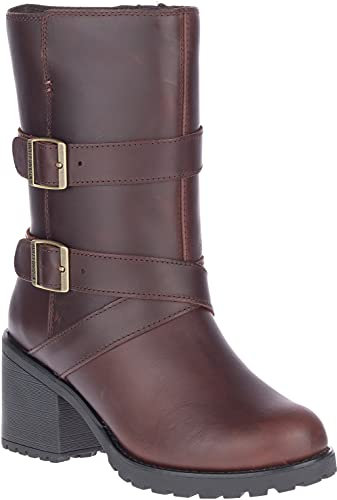 HARLEY-DAVIDSON FOTWEAR Lalanne trippelrem motorcykelstövel, Brun, 40 EU