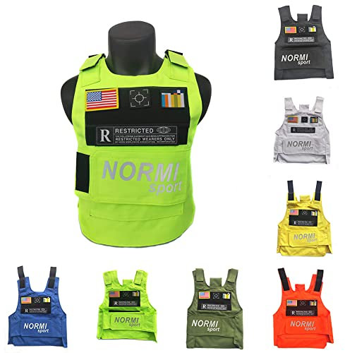 Normi Sport 1000D Oxford Tuch Einstellbare Taktische Weste Paintball Weste Trainingsweste Airsoft Weste für Jagd Angeln (Grün)