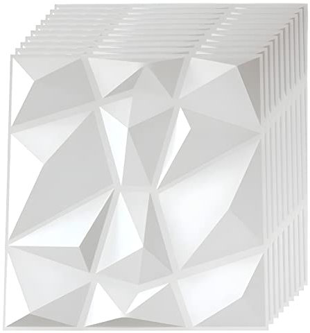 LeapBeast Pannelli a muro 3D,pannelli decorativi 3d per parete, PVC Altamente Rigido, Indeformabile Riciclabile, Impermeabile, Termoresistente, Inodore