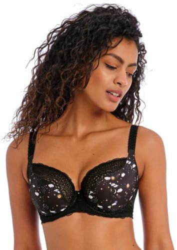 Freya Daydreaming Plunge Bra Celestial Black 34G