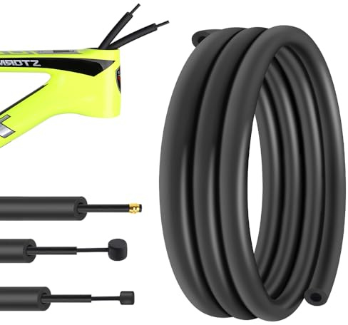 MUQZI Fahrrad 1,6M/lot Rahmen Innengehäuse Dämpfer 6mm MTB Kabel Schaum Schaltung Gehäuse Dämpfer Hülse für Fahrrad Shift/Bremse/Hydraulikrohr