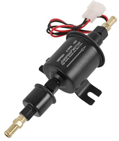 Eli-time Kraftstoffpumpe, Universal 12V HEP02A Dieselpumpe, Niederdrucköl-Diesel-Benzinpumpe, Dieselpumpe Kraftstoffpumpen für Auto Fahrzeug Boot