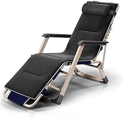 Preferspace Zero Gravity ChairOutdoor Lounge Chair Zero Gravity Recliner Klappstuhl Outdoor Gartenstuhl für Erwachsene mit Kissen, Strand, Sonne, Liege