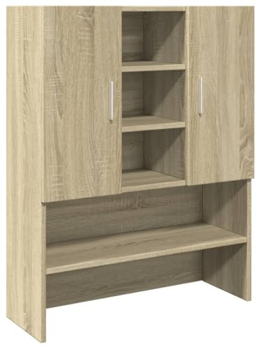 vidaXL Mobile per Lavatrice Rovere Sonoma 70,5x24x90 cm