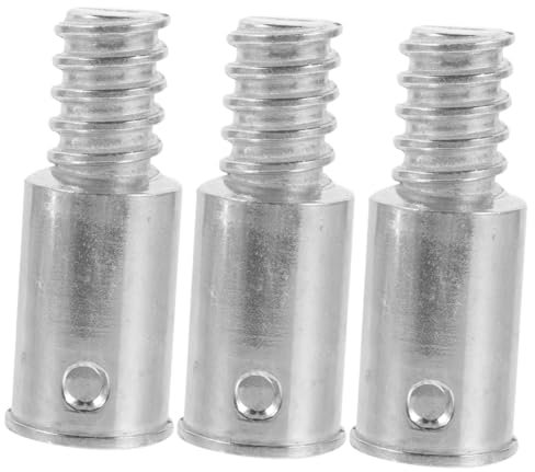 KOMBIUDA 3stücke Threaded Tip Replacement Für Besenstiele Metalladapter Für Teleskopstangen Installieren Für Haushalts Und Gewerbereinigungen Passend Für Verschiedene Oberflächen