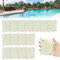 VGECEE 16 Pcs Esponja Piscina Aceite Esponja Absorbe Aceite Esponjas Mágicas Absorbente Piscina 11x9x2.5cm Fuerte Adsorción de Grasa para Piscina Liner Cocina SPA para Eliminar Grasa