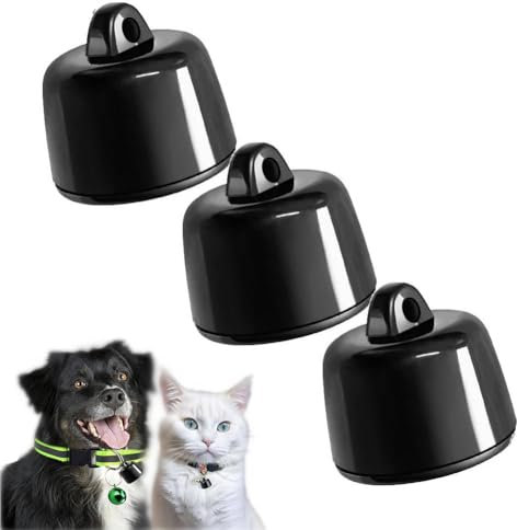 Aodejoy Mini GPS Tracker für Hunde Katze,Katzenhalsband mit GPS klein,Haustierortungsgerät,Kompatibel mit iOS & Android,Standortverfolgung,Ohne ABO,für jedes Halsband geeignet (3 Stück)