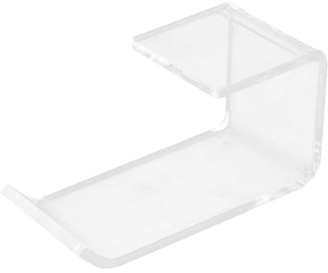 Operitacx Transparent Desktop Headphone Stand Durable U Shaped Hanger for Gaming Headsets Wall Mounted Hook Holder to Save Space Home Offices and Desks