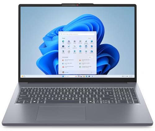 Lenovo Computer portatile da gioco da 15, AMD Ryzen 5 7535HS 6-Core, 16 GB DDR5 RAM, SSD PCIe da 1 TB, display FHD+, WiFi 6, Bluetooth 5.3, webcam, HDMI, Type-C, Luna Grey, Windows 11 Home