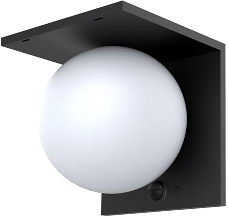 Lumisky Applique murale solaire avec détecteur de mouvement LED blanc froid BOLLY WALL H14cm