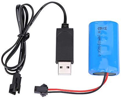 RC Akku, LiPo Akku Wiederaufladbare Batterie 7,4 V 500 mAh Mit USB Kabel Aufgerüsteter für WPL, Crawler, Militär RC Auto Car RC Auto Batterien Ersatzakku Akkupack