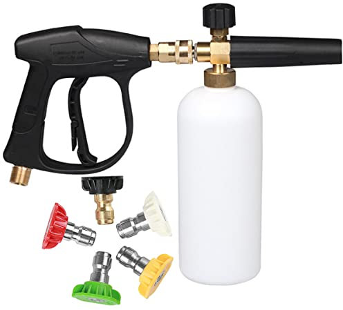 Ruiqas Pistola in schiuma ad alta pressione Foam Lance with 5 Nozzles for Car Cleaning