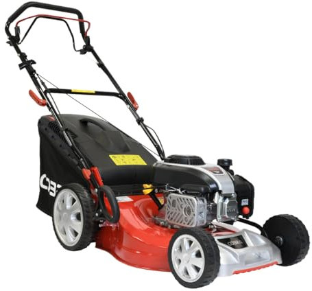 Cobra M46SPCVX 18 Self-Propelled Petrol Lawnmower – 131cc DG500 Engine, 7 Cutting Heights, 60L Grass Bag, Steel Deck, Edge Cutting