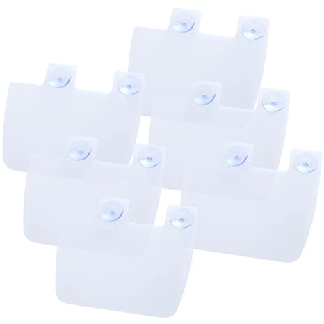 GARVALON Paraspruzzi Lavello Cucina in PVC Trasparente con Ventose Pannelli Antischizzo Riutilizzabili per Protezione Lavello E Rubinetto Ideale per Cucina E Bagno Facile da Pulire 11X9.6 Pollici