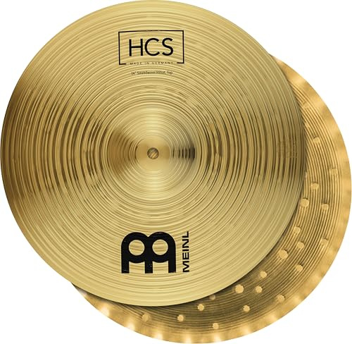 Meinl Cymbals HCS 14 Soundwave Hihat Cymbal For Drums, Pair — MADE IN GERMANY