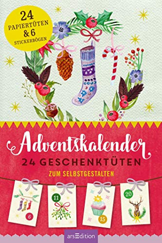 Adventskalender. 24 Geschenktüten zum Selbstgestalten