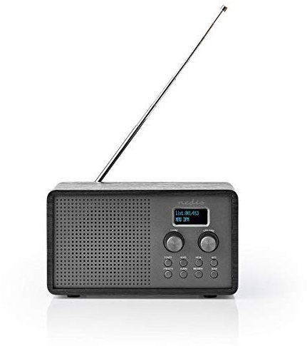 Radio DAB+ | Table Design | DAB+ / FM | 1,3 | Black White Screen | Battery Powered | Digital | 4,5 W | Allarme Clock | Nero