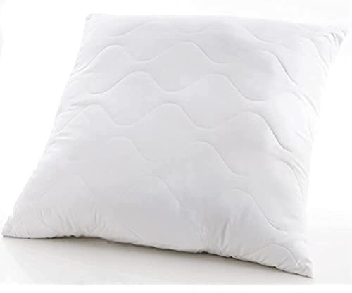 Abeil - Oreiller Voluptueux 60 x 60 cm - Moelleux - Enveloppe Microfibre Matelassée - - Lavable en Machine - Certifié Oeko-Tex