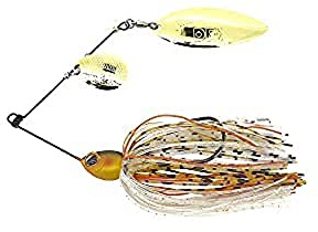 Berkley dex Spinnerbait Leurre Brochet et Perche - un Spinnerbait pour la Pêche du Carnassier en Eau Douce, Jig avec Palette Qui Renvoie de Fortes Vibrations, Matt Kinkuro, 11g