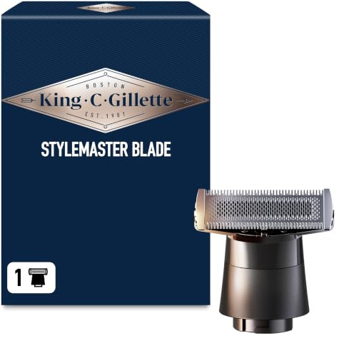 King C. Gillette Style Master Klinge Mit 4D Metall-Rasierklingen Nachfüllpackung