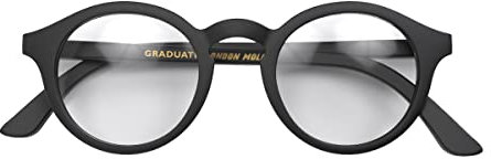 LONDON MOLE® Graduate lunettes antilumière bleue | Bloqueurs bleus ronds frais en forme de panto | Antifatigue oculaire pour les écrans | Homme femme unisexe | Charnières à ressort