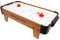 Global Gizmos 55979 Jeu de Hockey sur Table de Luxe Comprenant 2 attaquants et 2 palets/léger et Portable/Fonctionne avec piles/71 cm x 37 cm x 21 cm Blanc