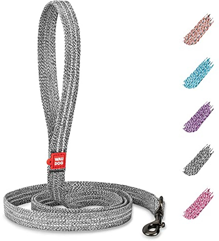 Recycled Cotton Dog Leash Hundeleine Große Hunde, Hundeleine Mittelgroße Hunde - Hundeleine Kleine Hunde Leine Reflektierend & Hundeleine für Welpen - Klassische Hundeleinen aus Recycelter Baumwolle