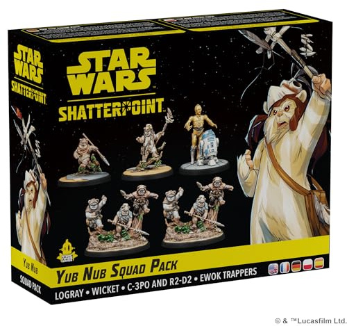 Asmodee, Star Wars: Shatterpoint – Yub Nub, Squad Pack, Tabletop