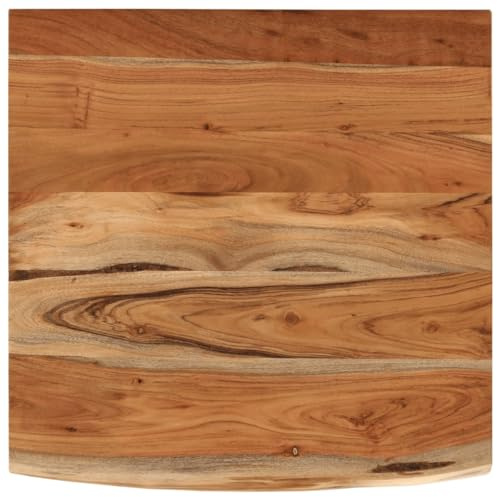 vidaXL Étagère Murale 40x40x2,5cm carré Massif Acacia Bordure Assortie