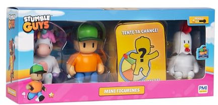 Rocco Giocattoli Stumble Guys Action Figures 4 Pack AST A cm 8
